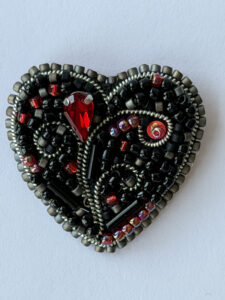 Heart Brooches